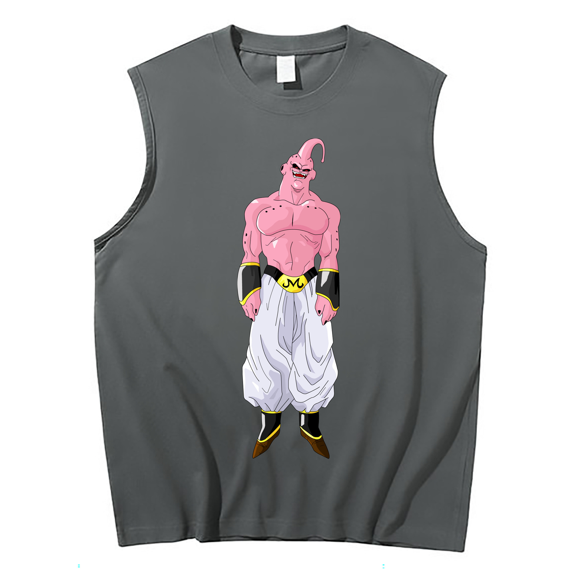 （画像用） ドラゴンボール 魔人ブウ DRAGON BALL Majin Buu コットン100％タンクトップ（フロントプリント）